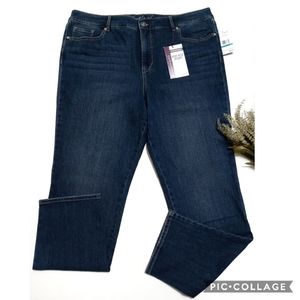 Gloria Vanderbilt High Rise Skinny Jeans Size 16